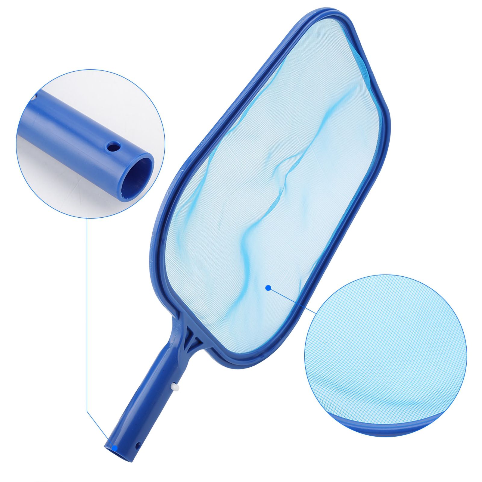Lightweight Leaf Skimmer Mesh Net Frame Swimming Pool Pond Tub Cleaning Tool view 10