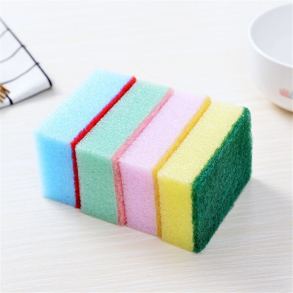 10pcs/ Set Durable Cleaning Sponge Kitchen Tool for Dishes Bowl Pot Pan view 5