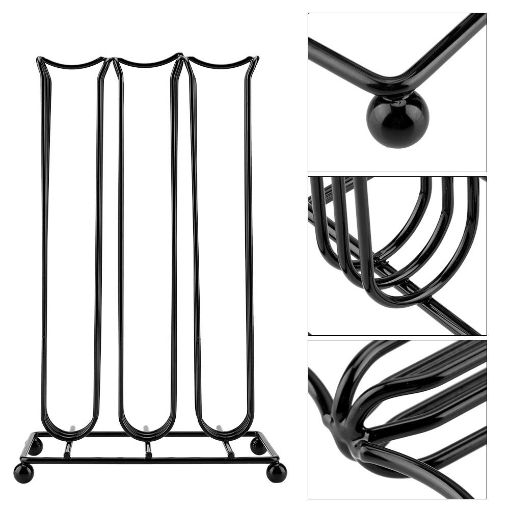 Black Color Chrome Plating Iron Coffee Capsule Storage Rack for Holding 42 view 9