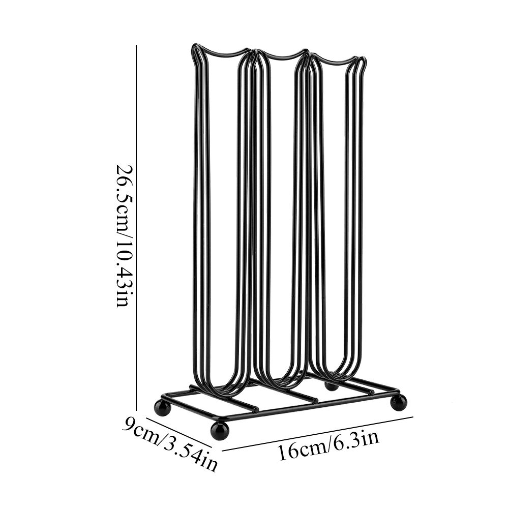 Black Color Chrome Plating Iron Coffee Capsule Storage Rack for Holding 42 view 10