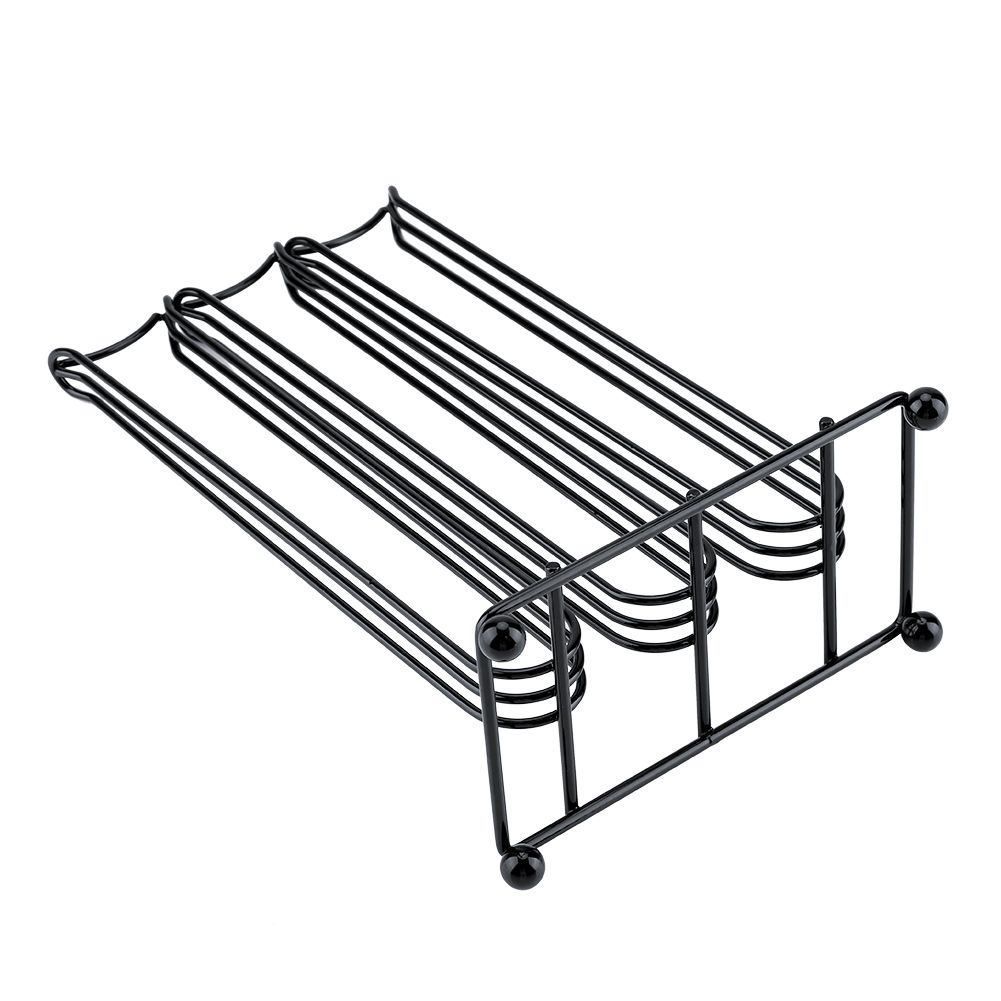 Black Color Chrome Plating Iron Coffee Capsule Storage Rack for Holding 42 view 13