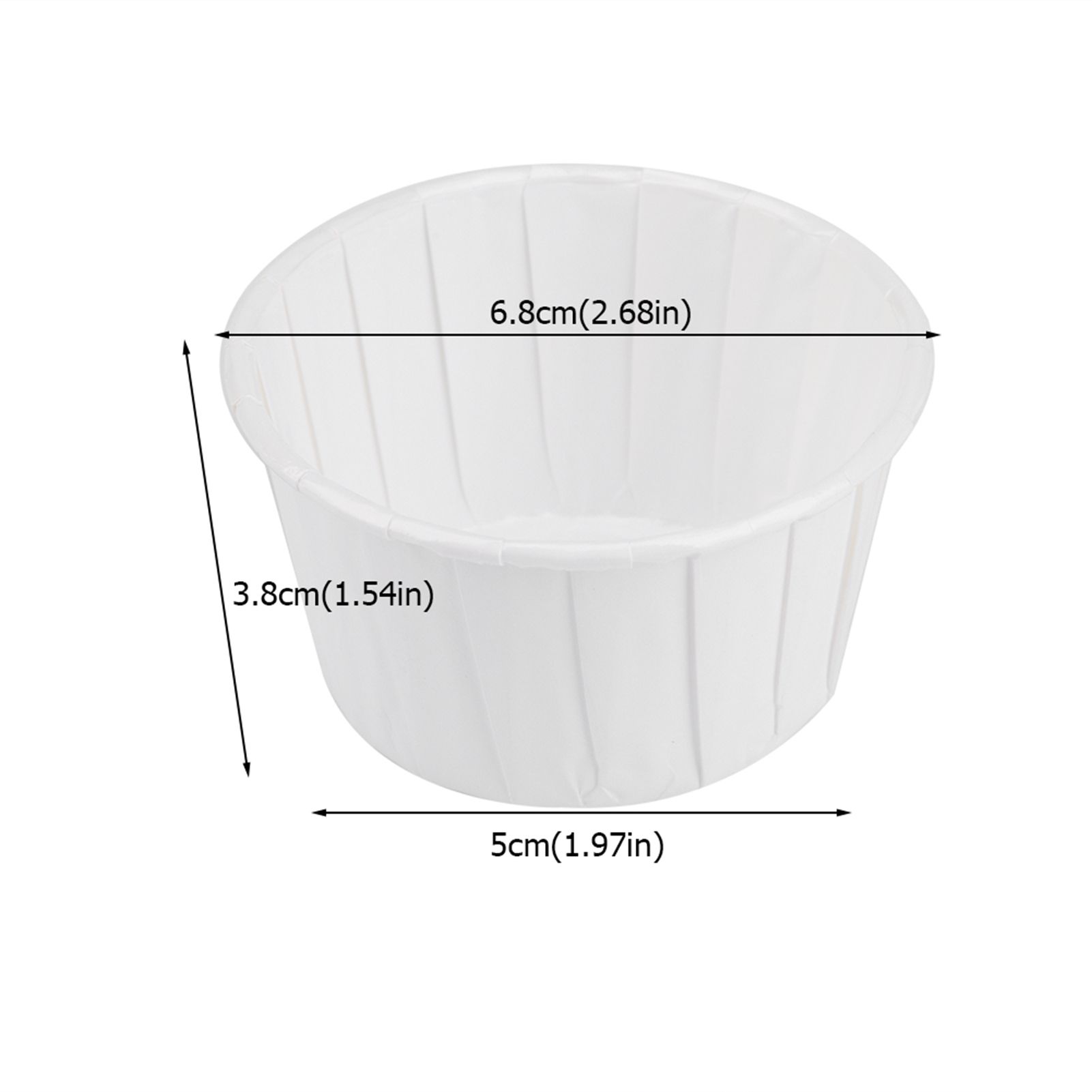 100PCS Mini Cupcake Liners Paper Round Cake Baking Cups Muffin Cases Home view 10