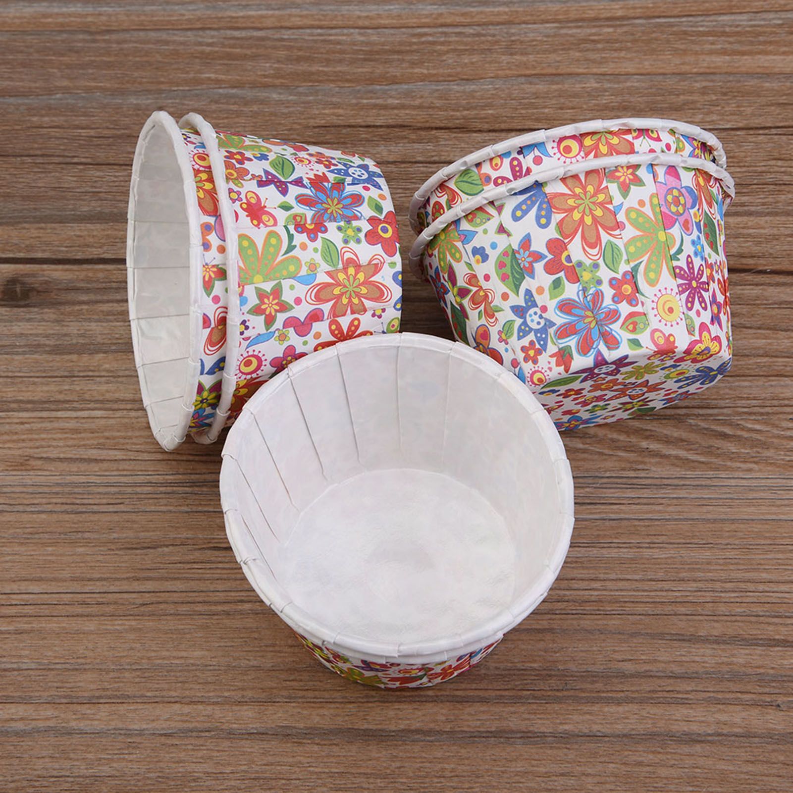 100PCS Mini Cupcake Liners Paper Round Cake Baking Cups Muffin Cases Home view 5