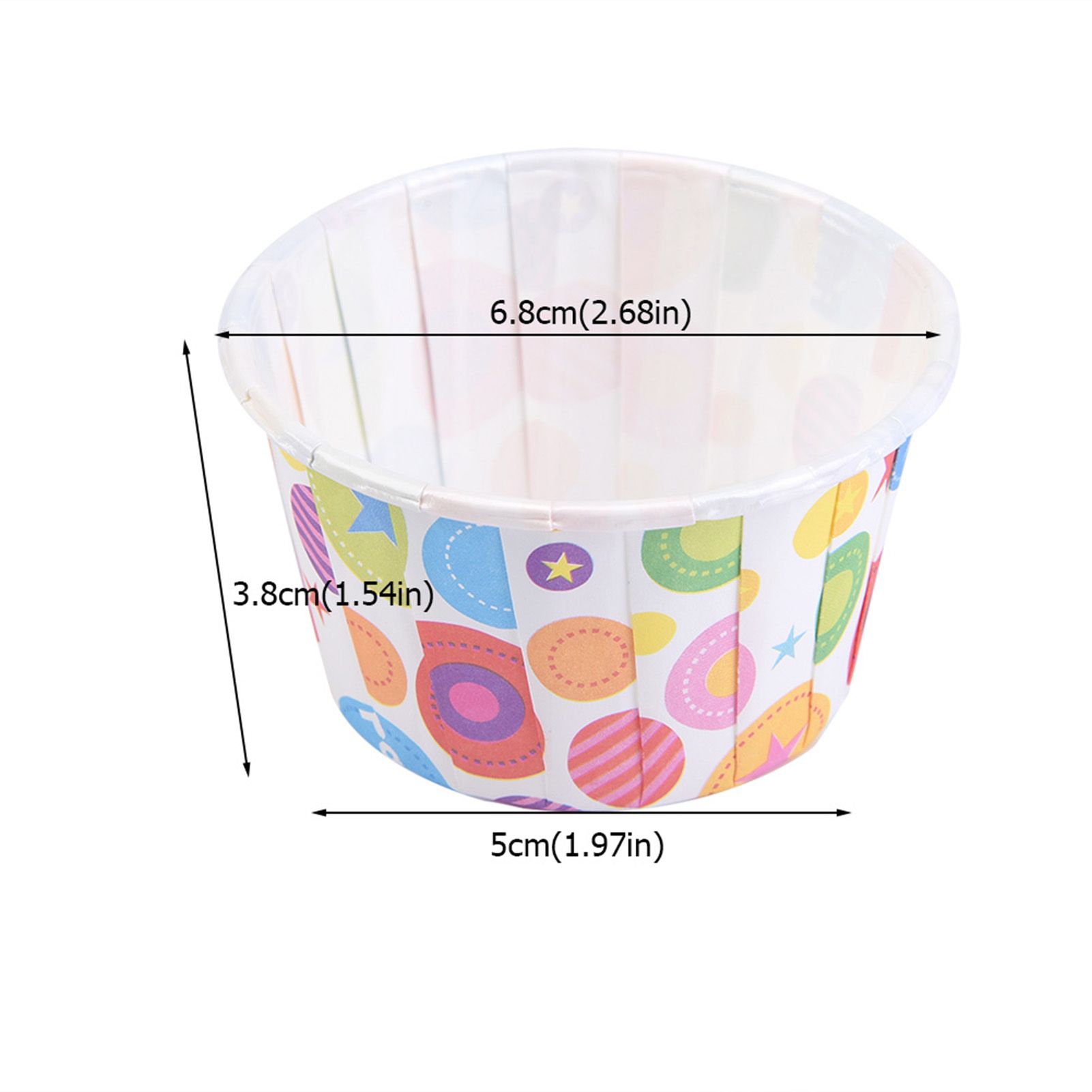 100PCS Mini Cupcake Liners Paper Round Cake Baking Cups Muffin Cases Home view 10