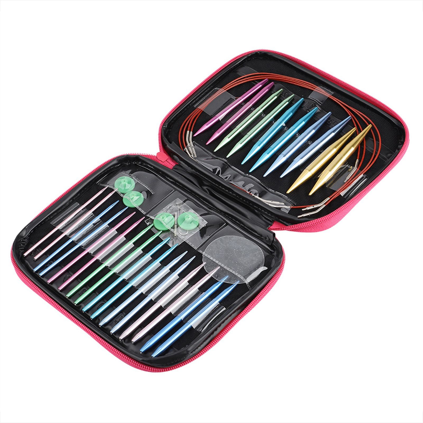 Interchangeable Aluminum Circular Knitting Needle Sets view 10