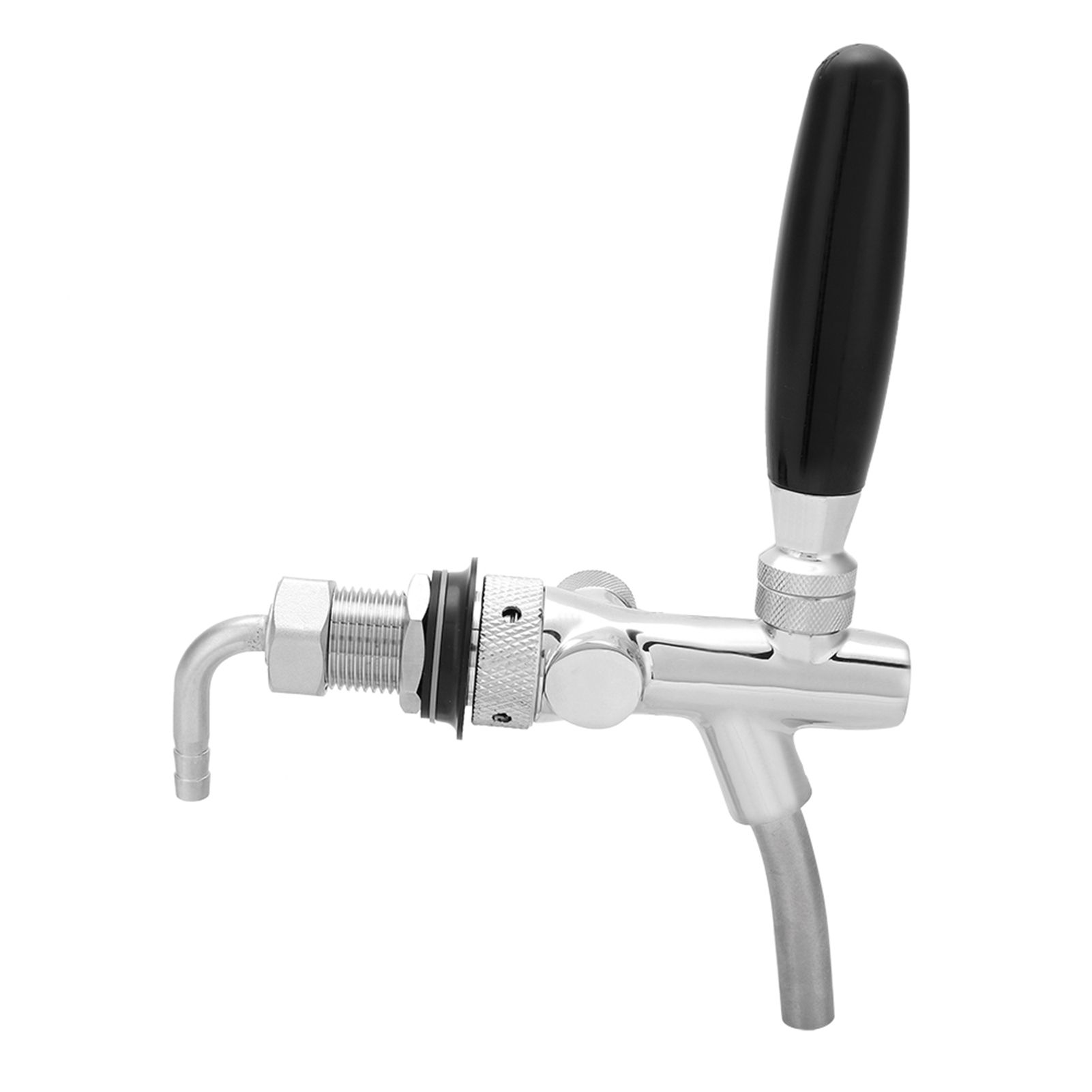 G5/8 Chrome Plating Stainless Steel Adjustable Beer Dispenser Tap Faucet for view 3