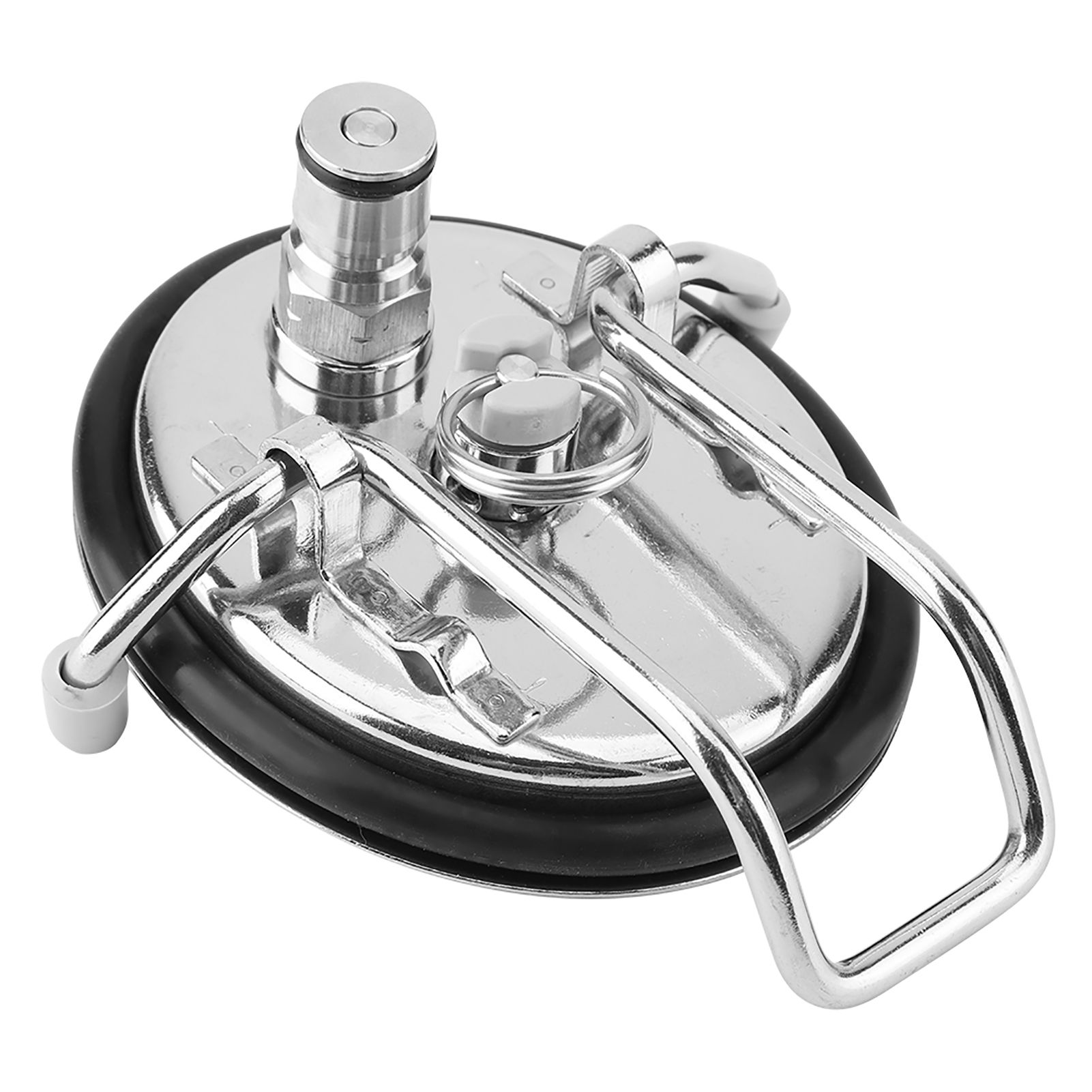 Homebrew Cornelius Style Keg Carbonation Keg Lid with 0.5 Micron Diffusion Stone view 6