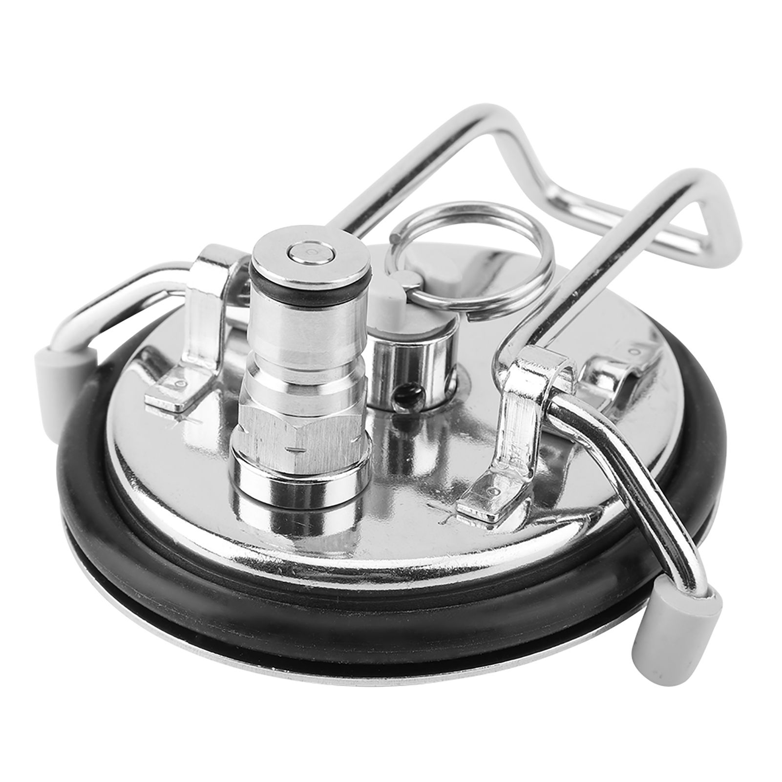 Homebrew Cornelius Style Keg Carbonation Keg Lid with 0.5 Micron Diffusion Stone view 8