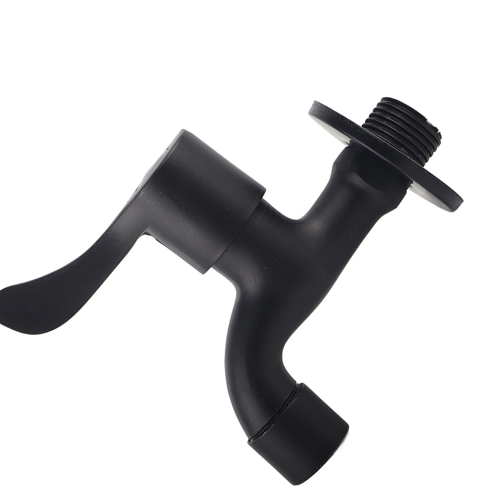 304 Stainless Steel Black Wall Mount Tap Garden Water Faucet for Bathroom(Mop view 9