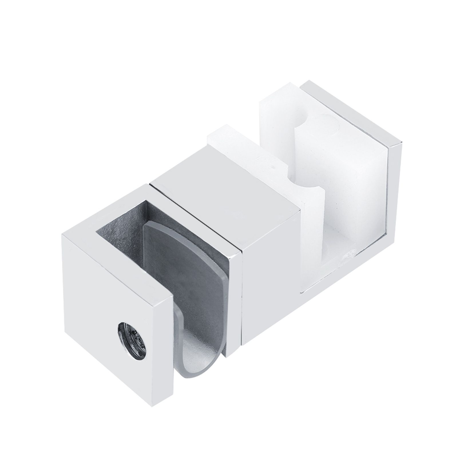 Stainless Steel Adjustable Anti rust Sliding Door Bottom Guide Holder Office view 2