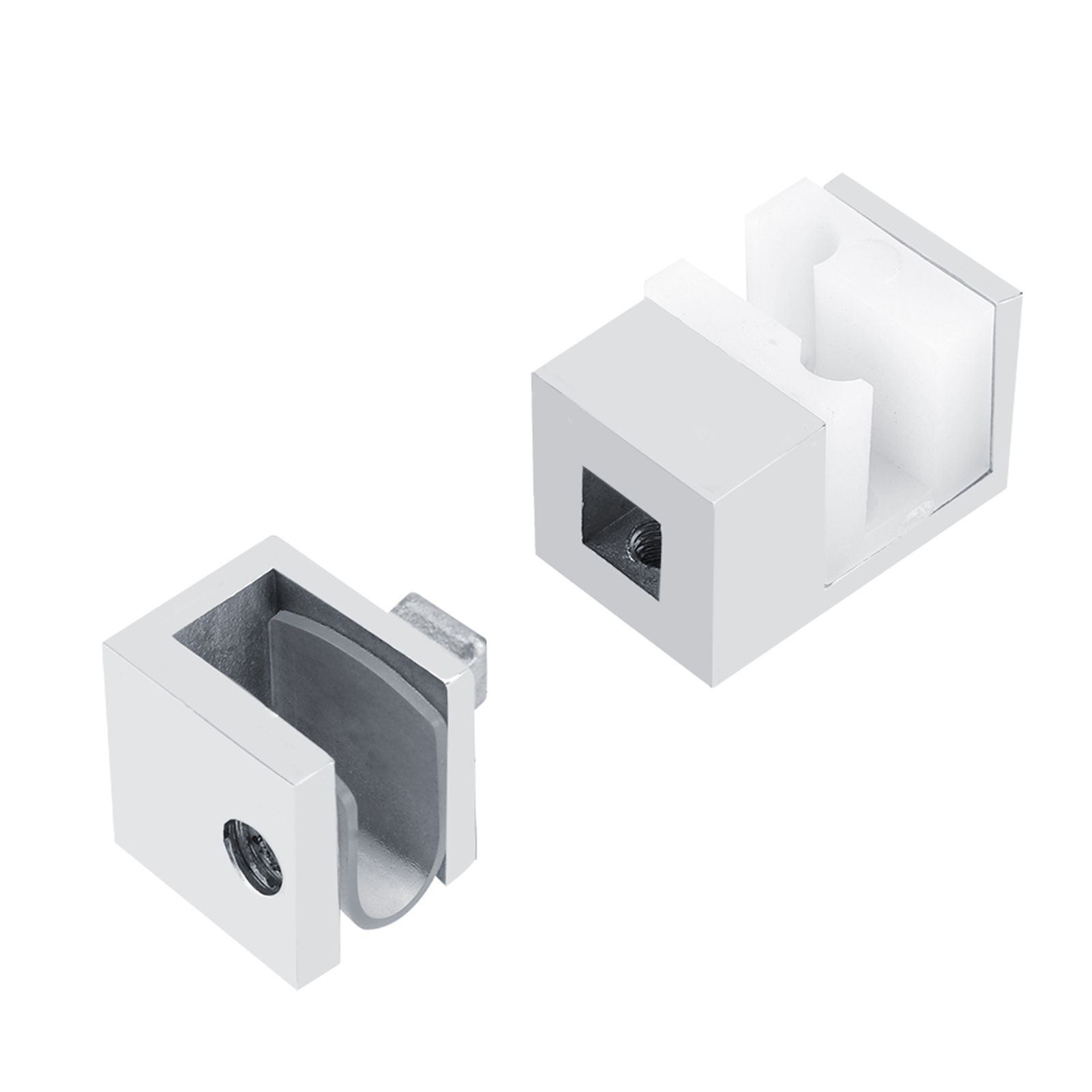 Stainless Steel Adjustable Anti rust Sliding Door Bottom Guide Holder Office view 3