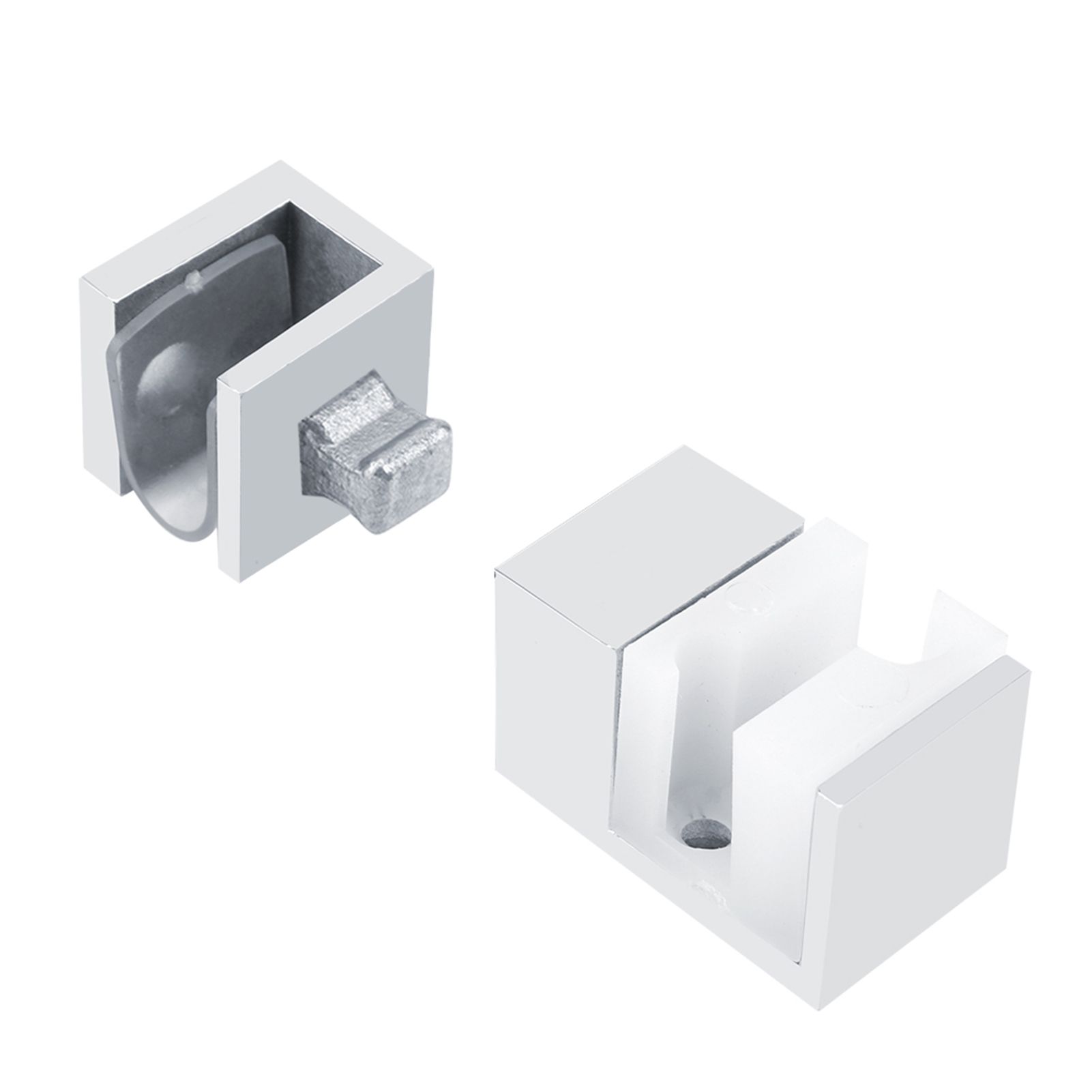 Stainless Steel Adjustable Anti rust Sliding Door Bottom Guide Holder Office view 10