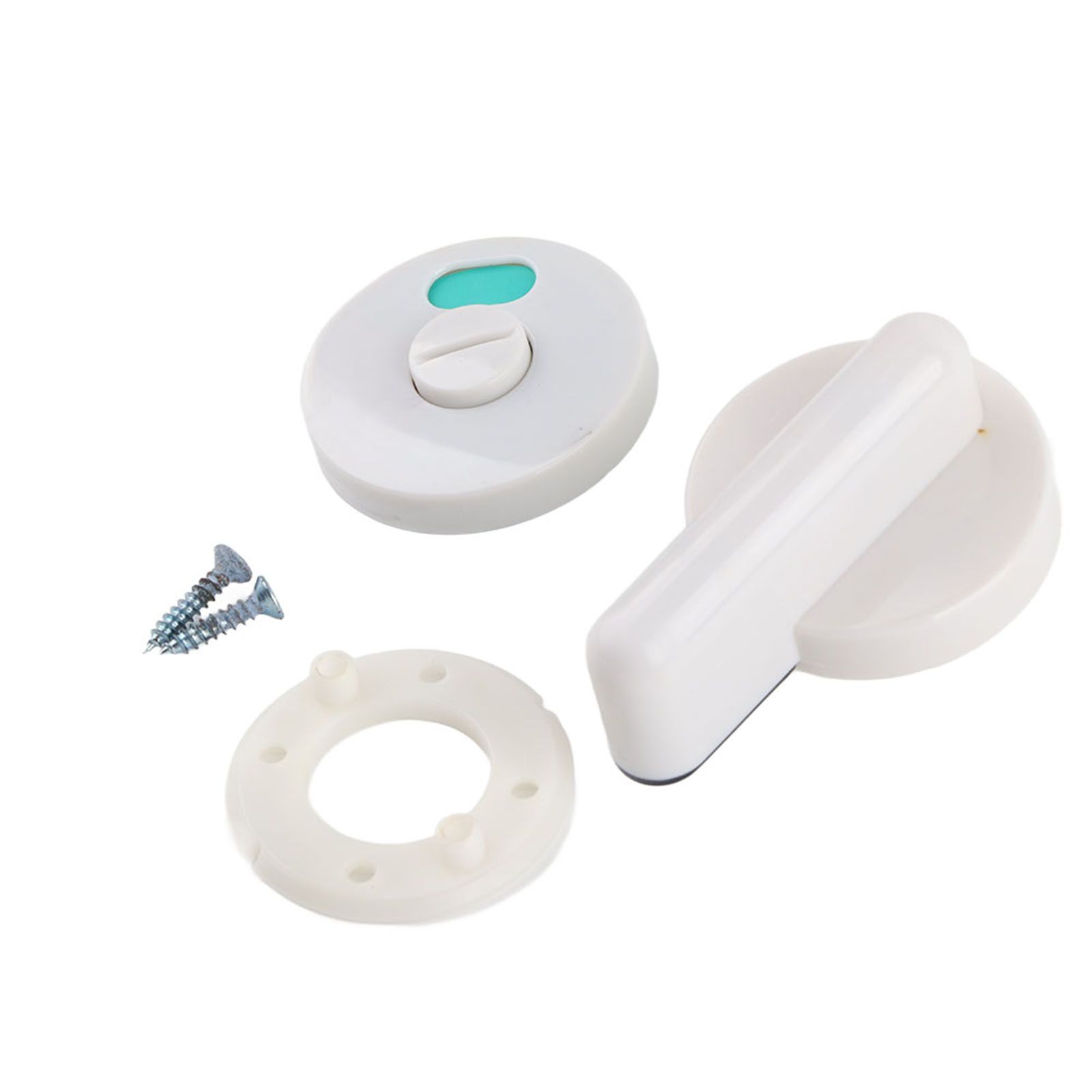 Door Lock Bolt Vacant Engaged Privacy Indicator for Toilet Restroom Bathroom Use view 2