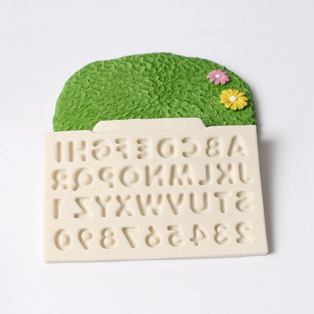 Silicone Cake Mold English Capital Letters Number Pattern Baking DIY Mold view 5