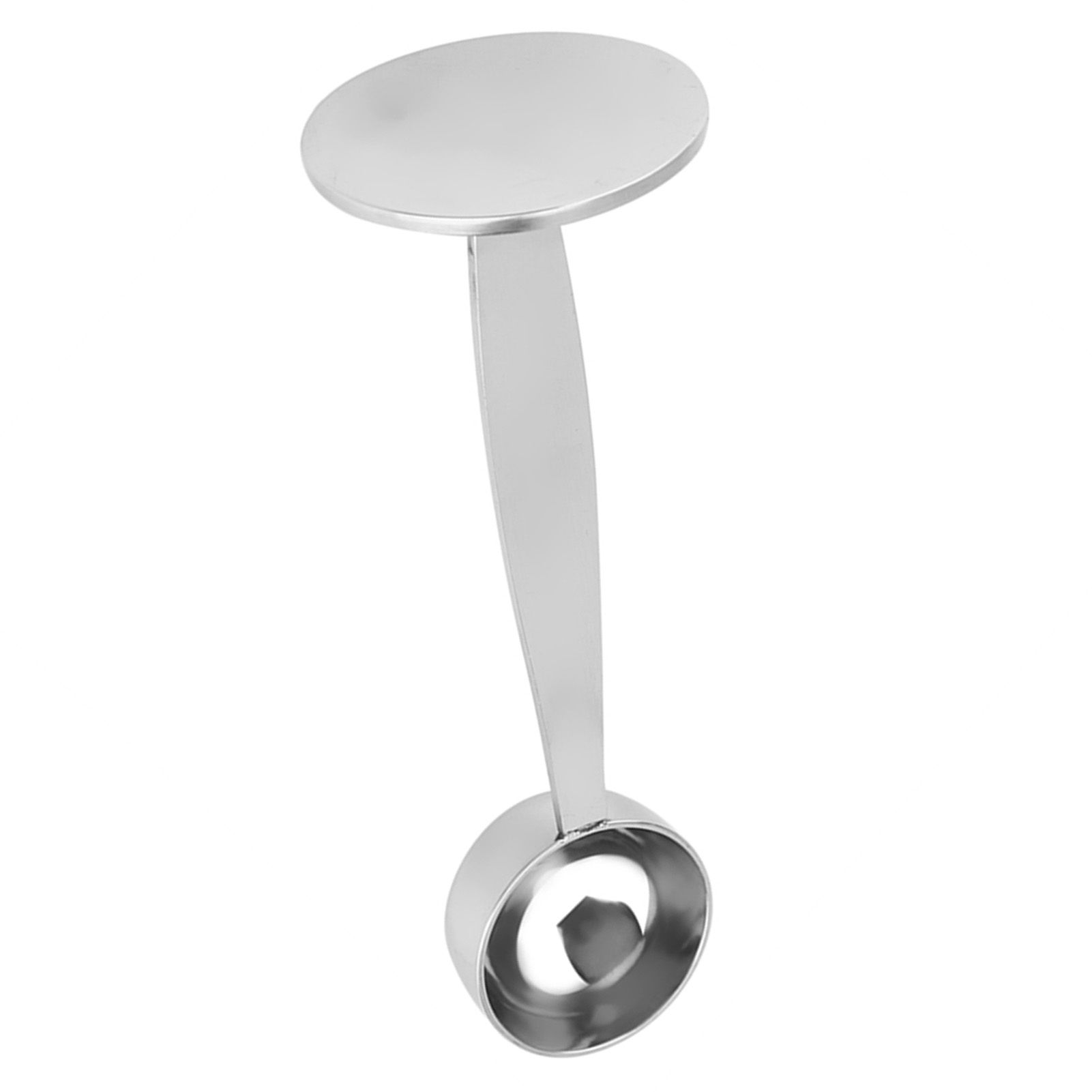 Dual purpose Stainless Steel Tamping Measuring Coffee Bean Powder Spoon Scoop view 2