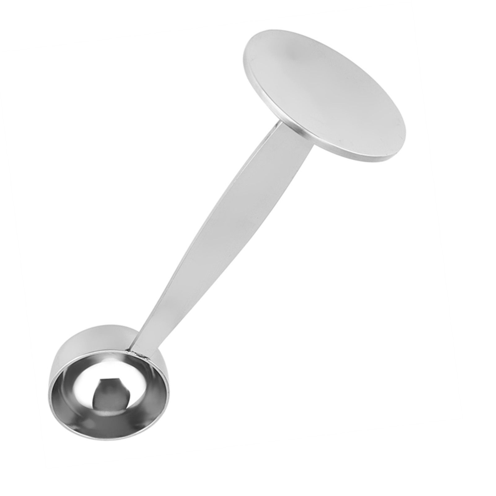 Dual purpose Stainless Steel Tamping Measuring Coffee Bean Powder Spoon Scoop view 4