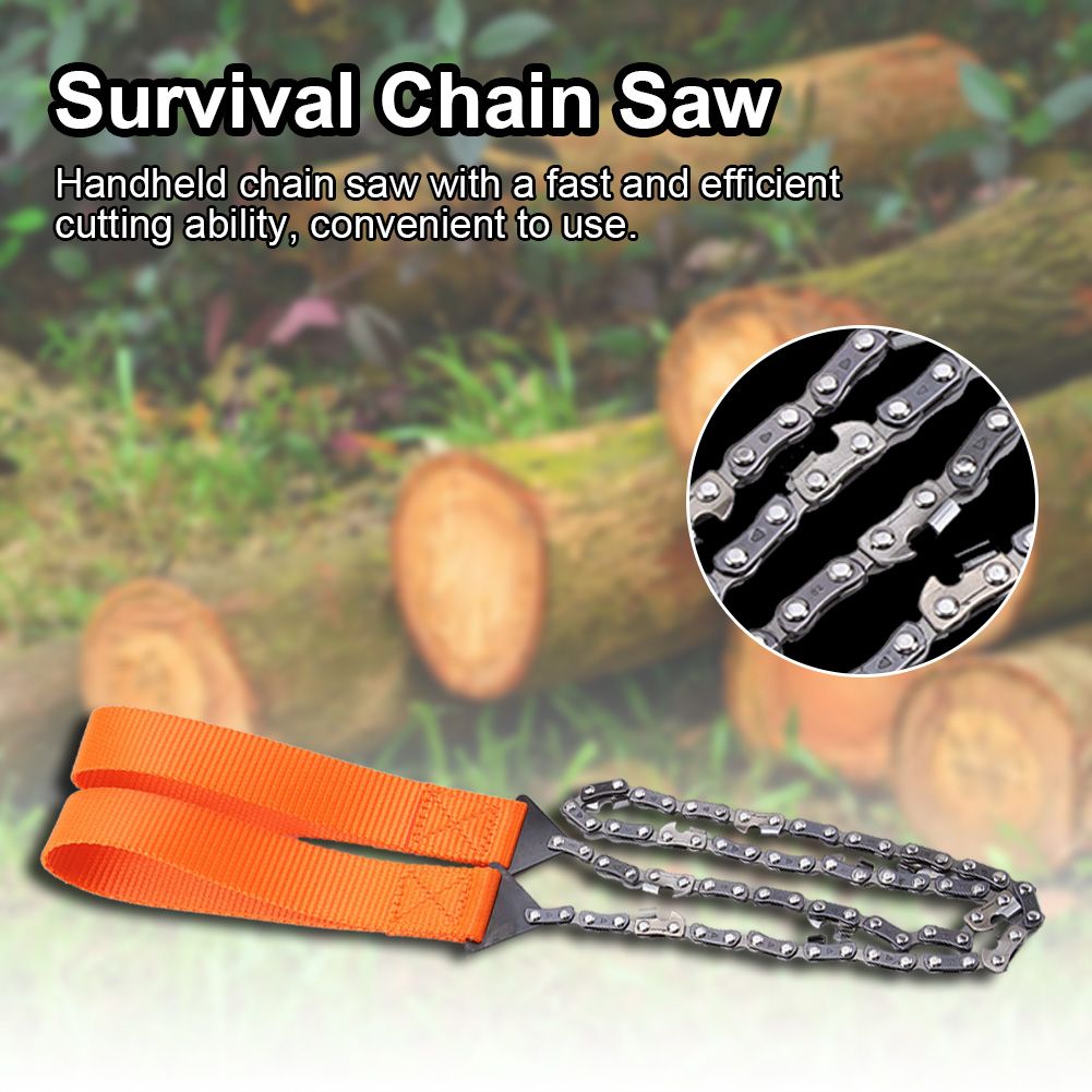 Portable Handheld Survival Chain Saw Emergency Chainsaw with Bag Camping view 6