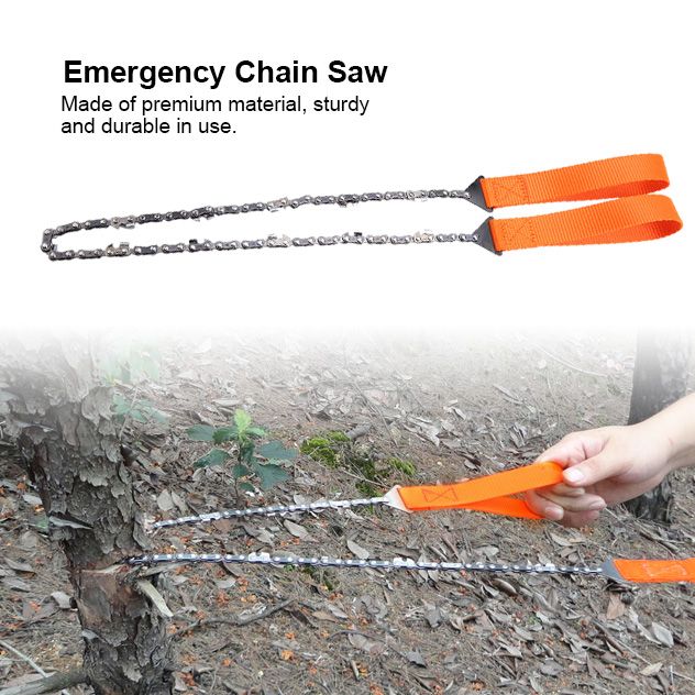 Portable Handheld Survival Chain Saw Emergency Chainsaw with Bag Camping view 7
