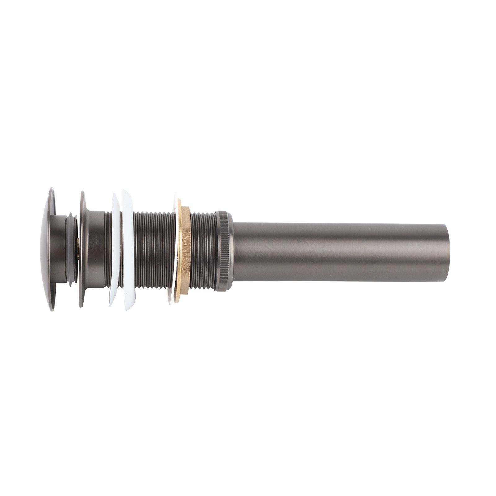 G1 1/4" Brass Bathroom Basin Sink Pop Up Drain Assembly NOn Overflow (ORB) view 4