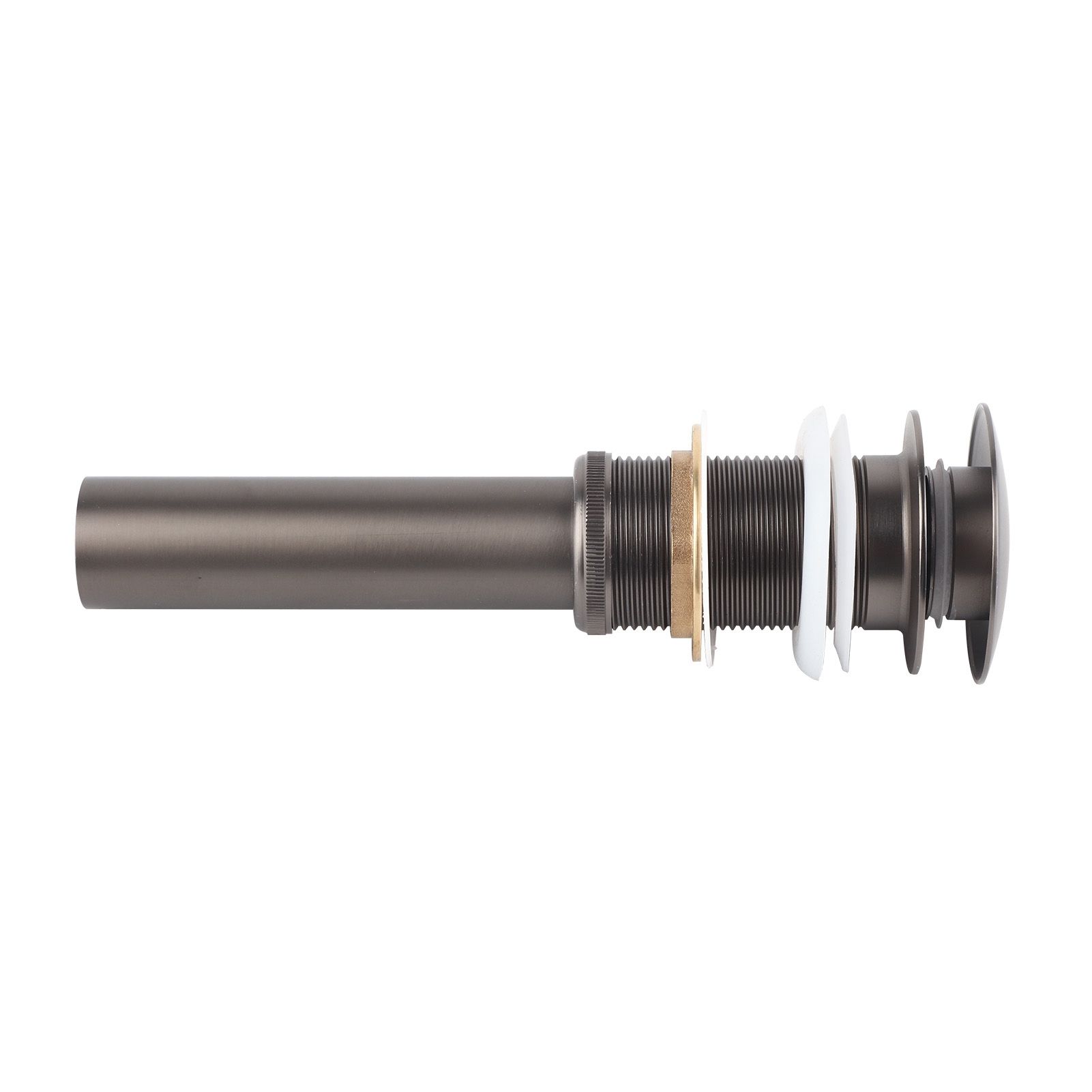 G1 1/4" Brass Bathroom Basin Sink Pop Up Drain Assembly NOn Overflow (ORB) view 11