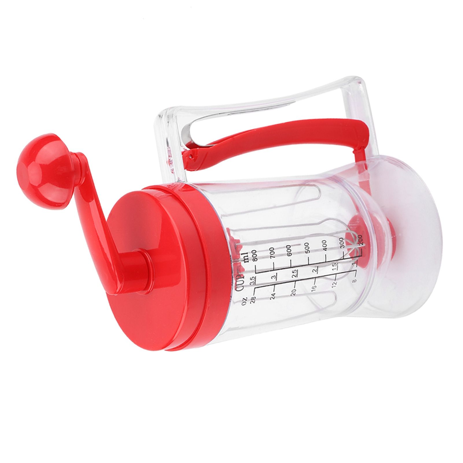 Hand held Manual Pancake Cupcake Batter Mixer Dispenser Blender Machine Baking view 5
