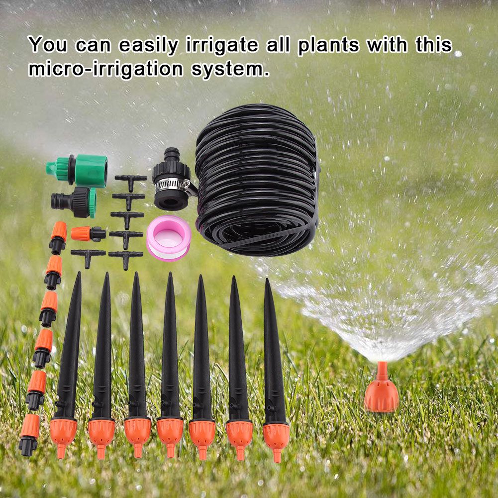 10M DIY Garden Water Drip Irrigation Kit Plant Automatic Watering Set view 9
