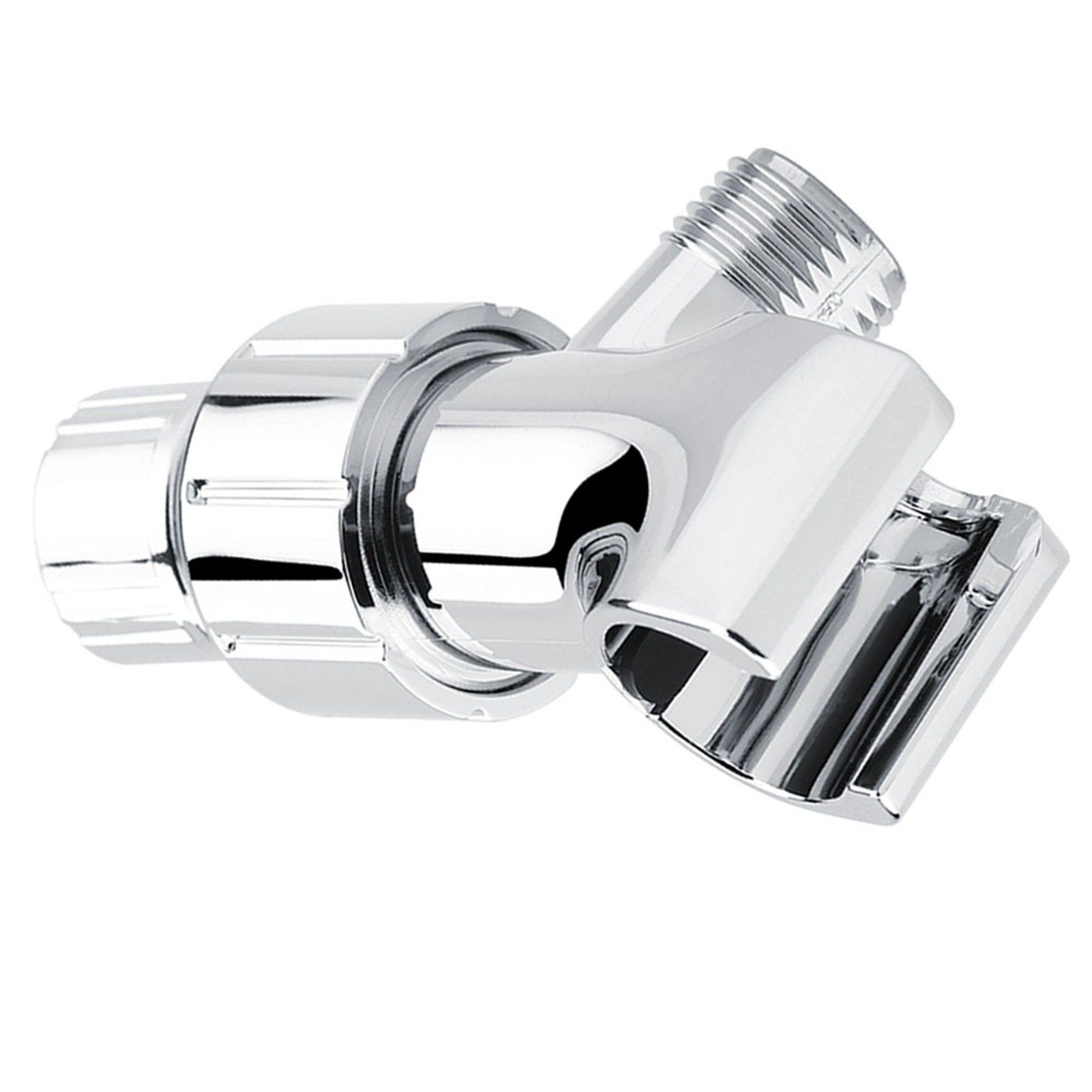 Chrome Plating 3-Way Shower Head Diverter Shower Arm Mounted Bracket Bathroom view 4