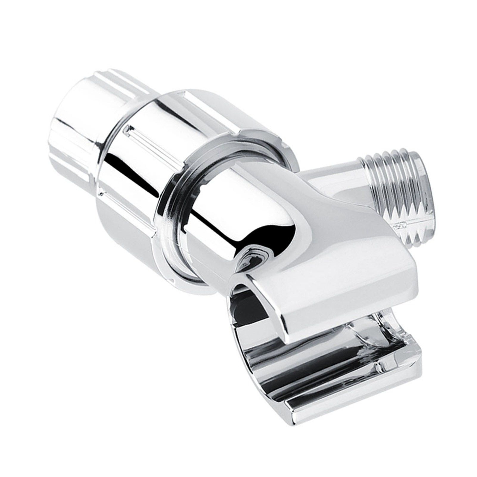 Chrome Plating 3-Way Shower Head Diverter Shower Arm Mounted Bracket Bathroom view 7