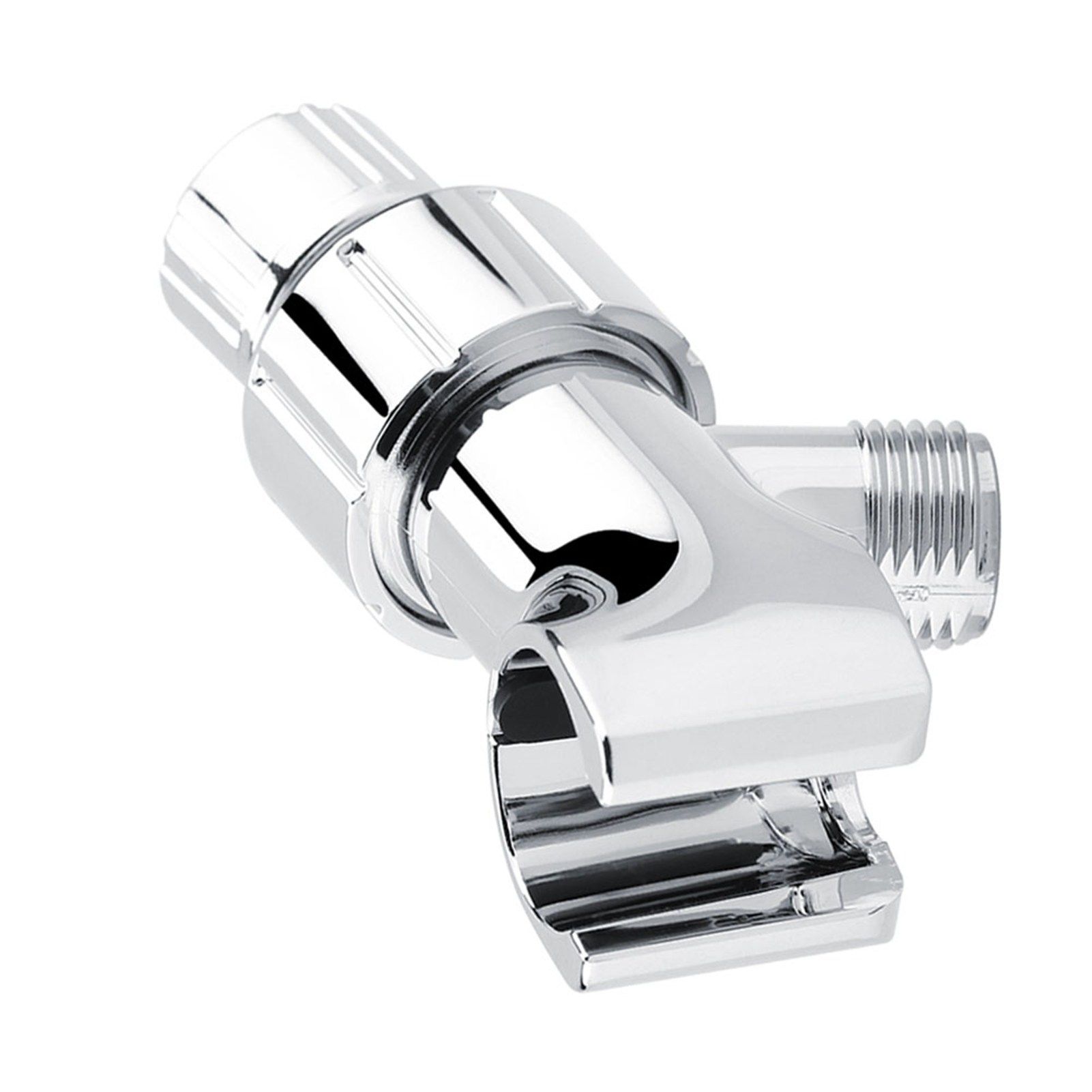 Chrome Plating 3-Way Shower Head Diverter Shower Arm Mounted Bracket Bathroom view 8