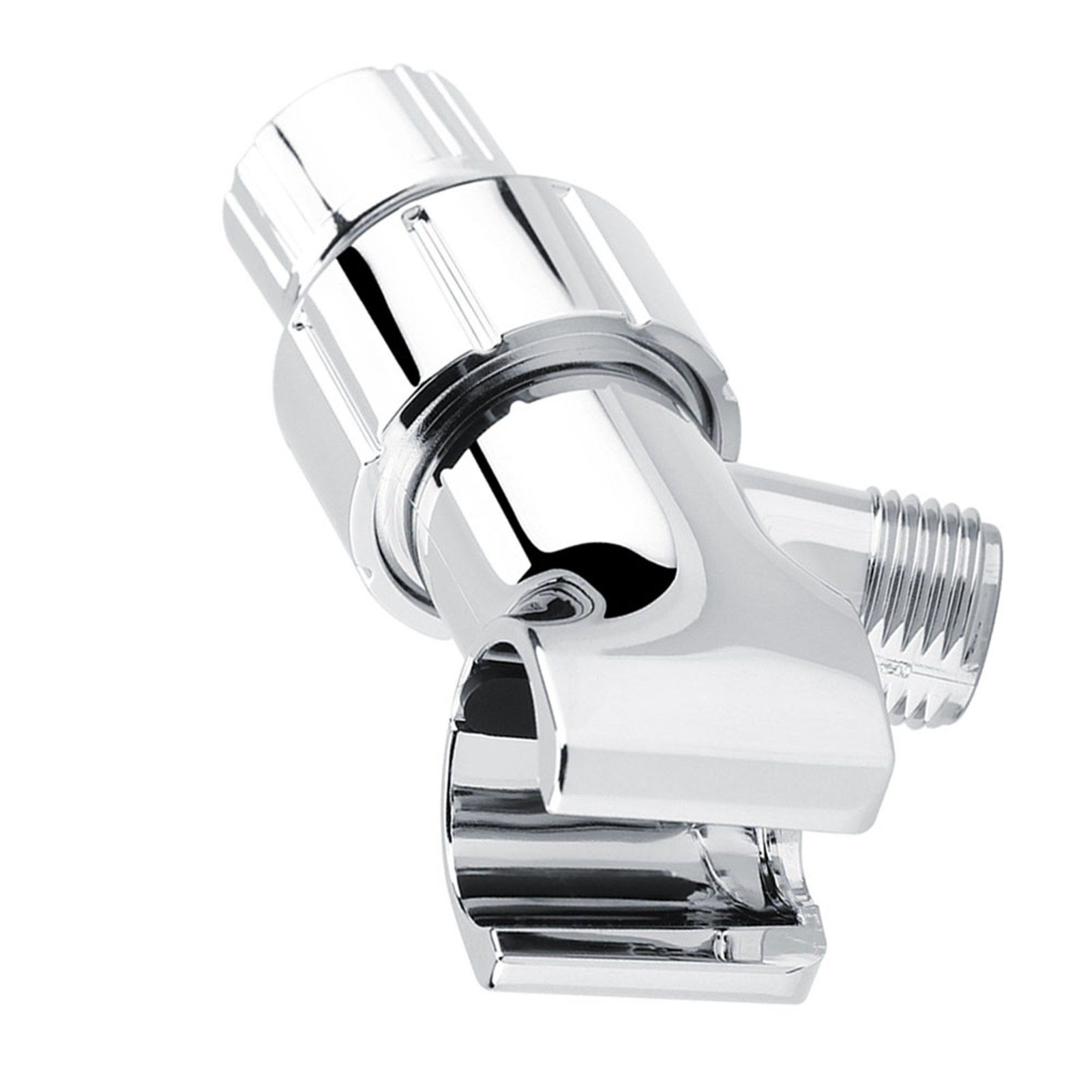 Chrome Plating 3-Way Shower Head Diverter Shower Arm Mounted Bracket Bathroom view 9