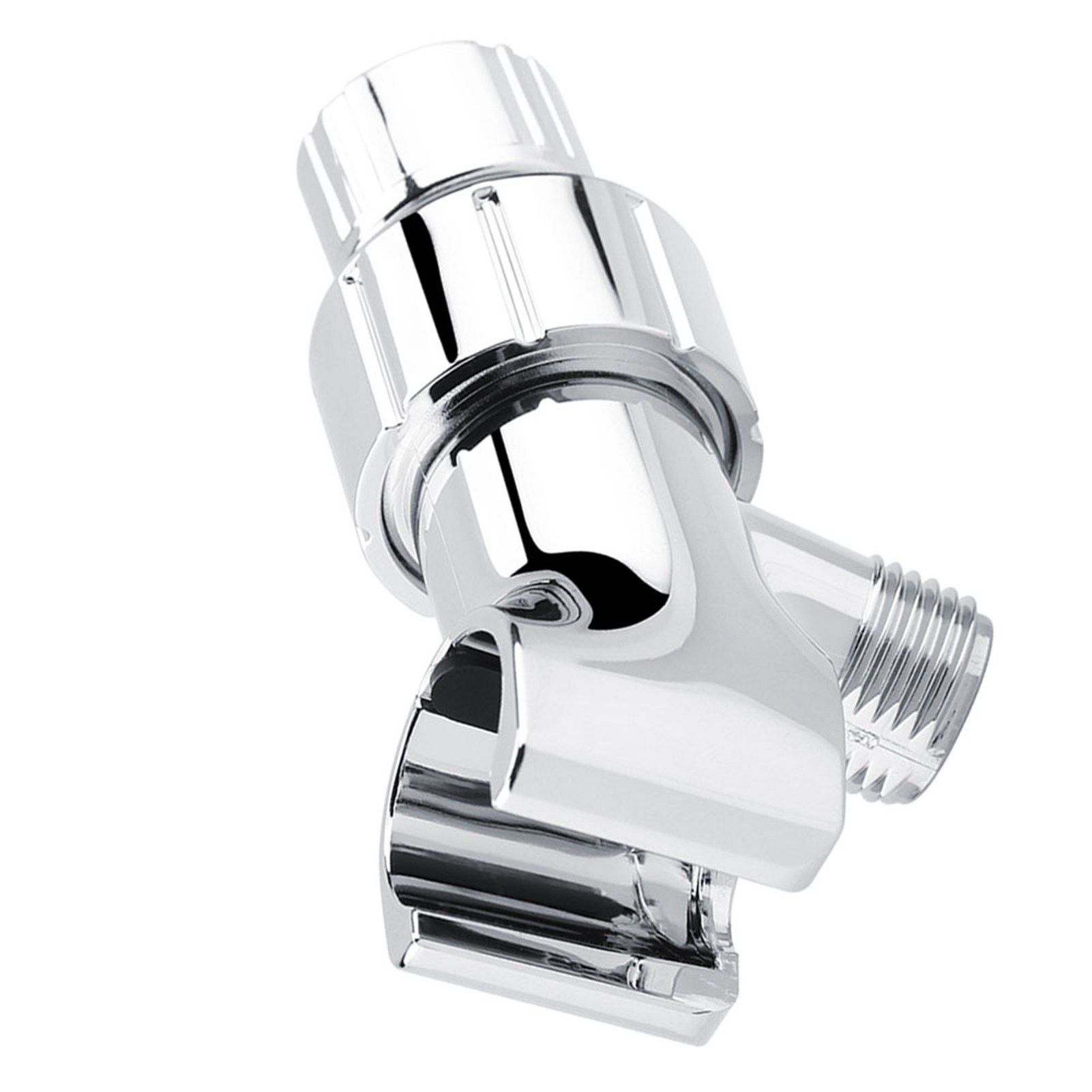Chrome Plating 3-Way Shower Head Diverter Shower Arm Mounted Bracket Bathroom view 10