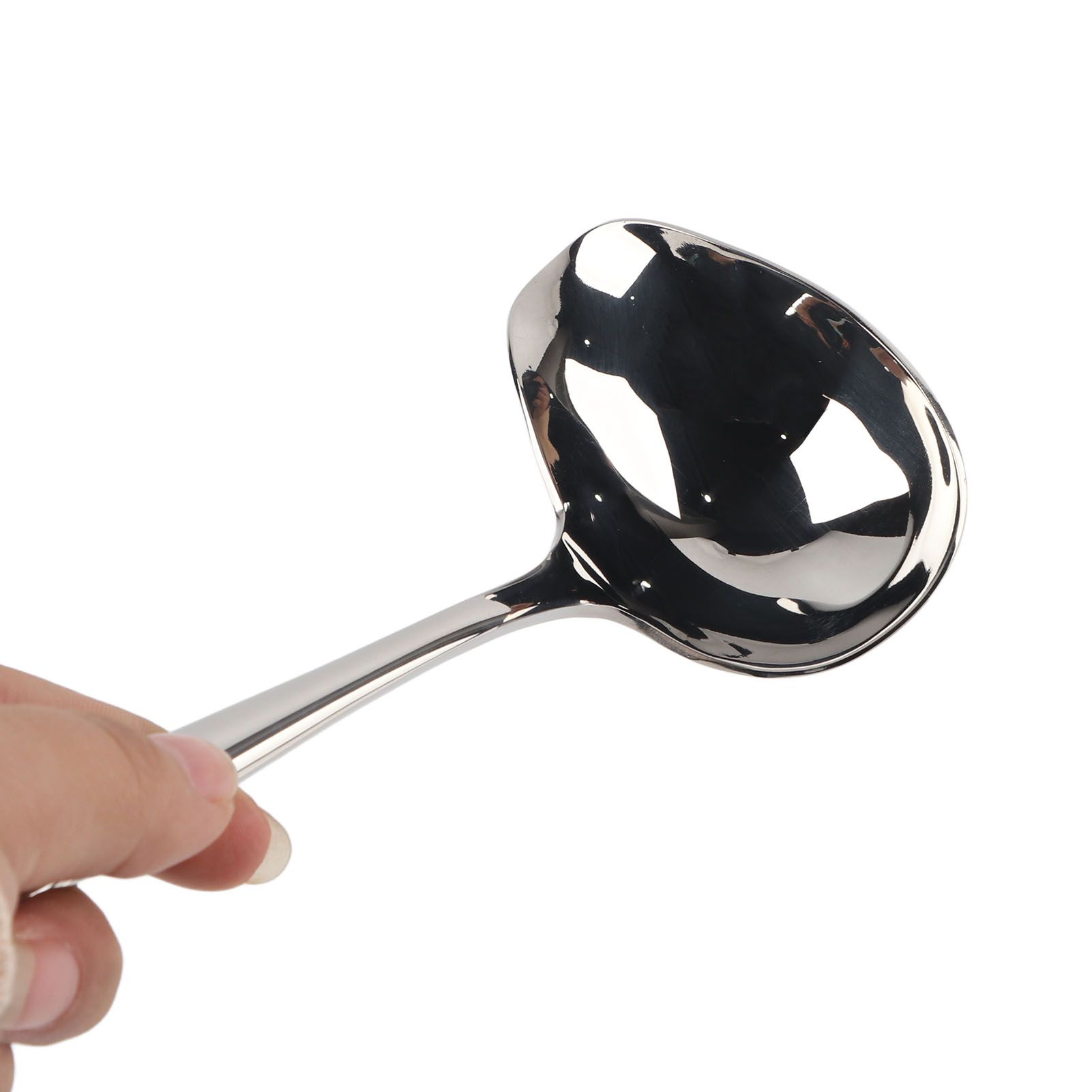 Stainless Steel Sauce Drizzle Spoon with Spout Sugar Spoon Cooking Utensil Tool view 15