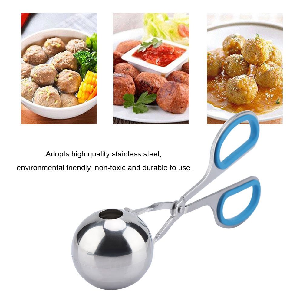 304 Stainless Steel NOn sticky Meatballs Rice Balls Clip Maker Mold Kitchen view 5