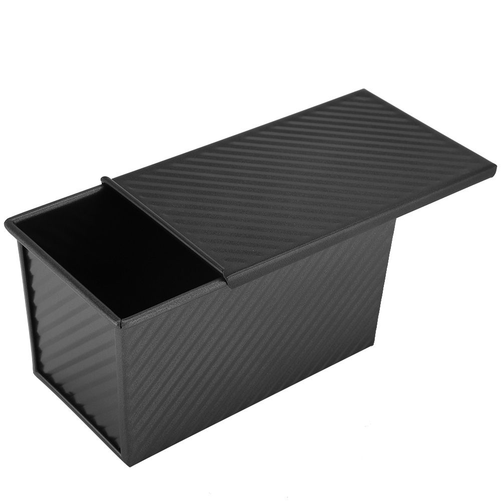 Carbon Steel Bread Cake Mold NOn Stick Toast Desserts Maker Baking Mould with Lid view 3