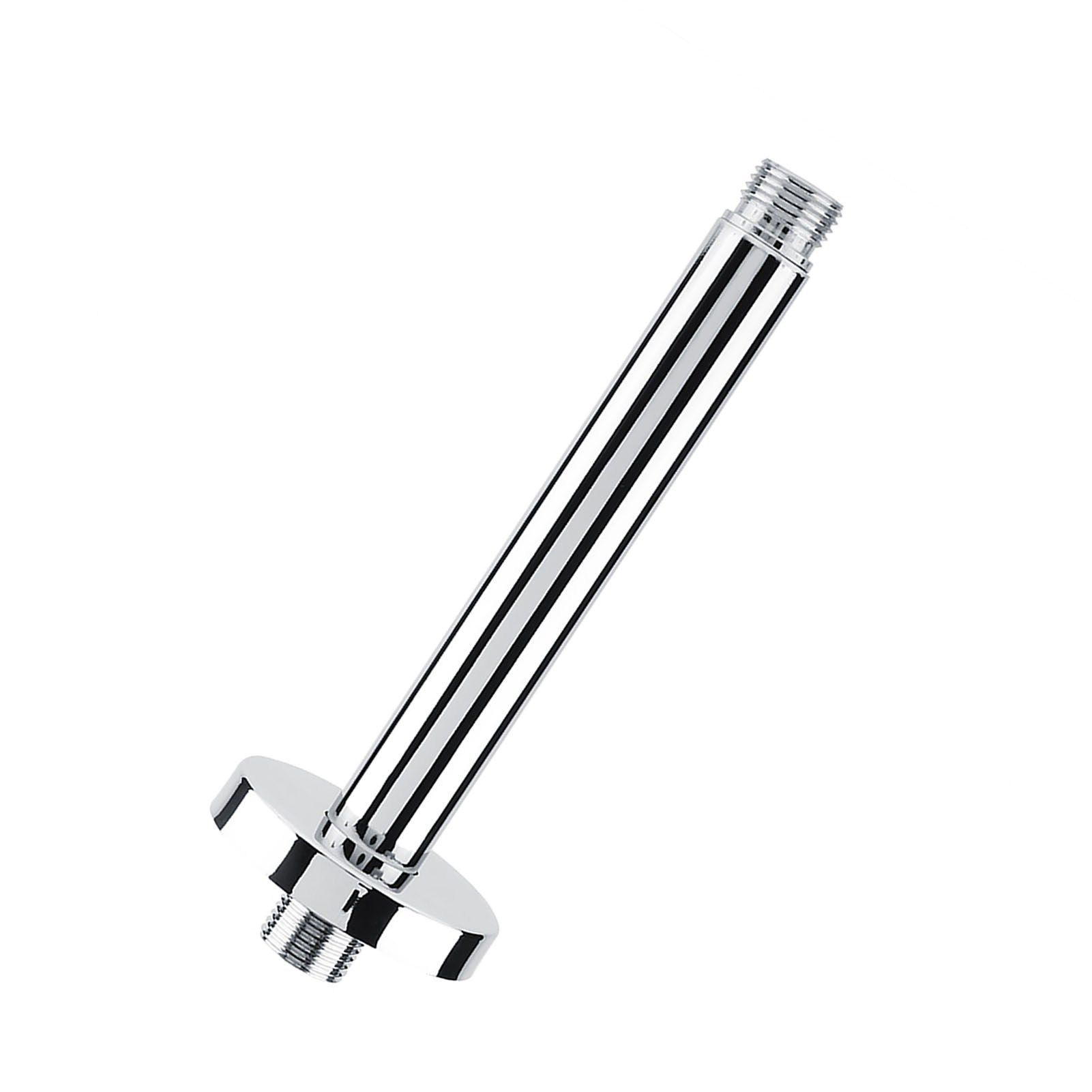 Stainless Steel Round Top Shower Arm Pipe Wall Mount for Bathroom Ceiling view 5