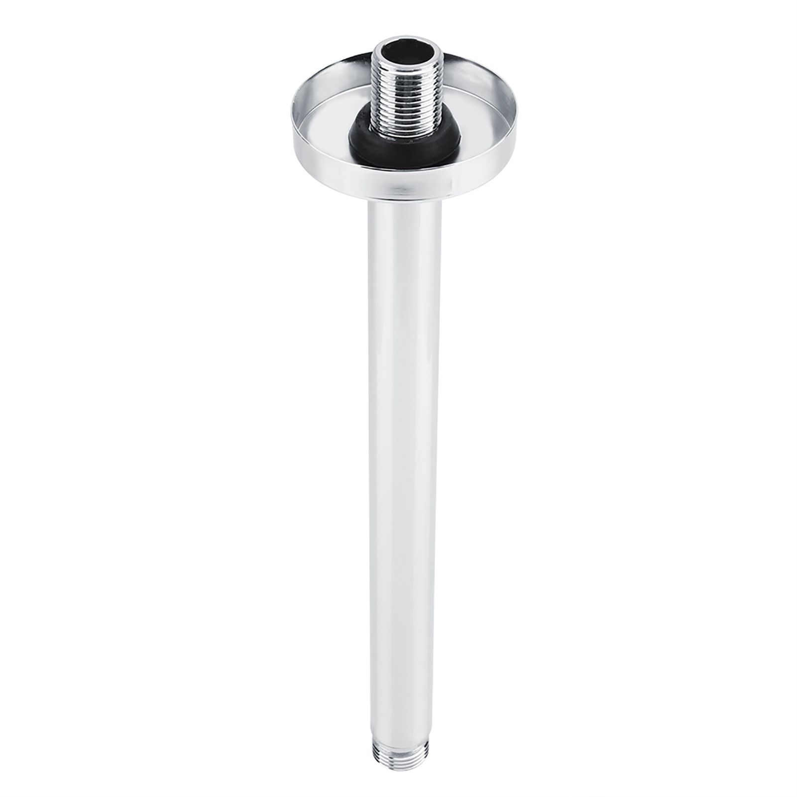 Stainless Steel Round Top Shower Arm Pipe Wall Mount for Bathroom Ceiling view 7