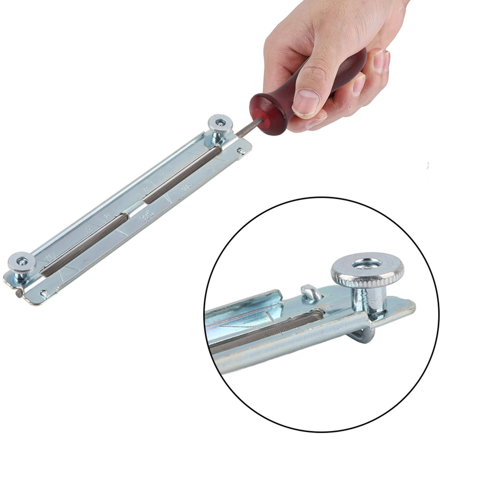 Chainsaw Sharpening Filing Chain Saw File Kit with hardwood handle(4.8mm) view 8