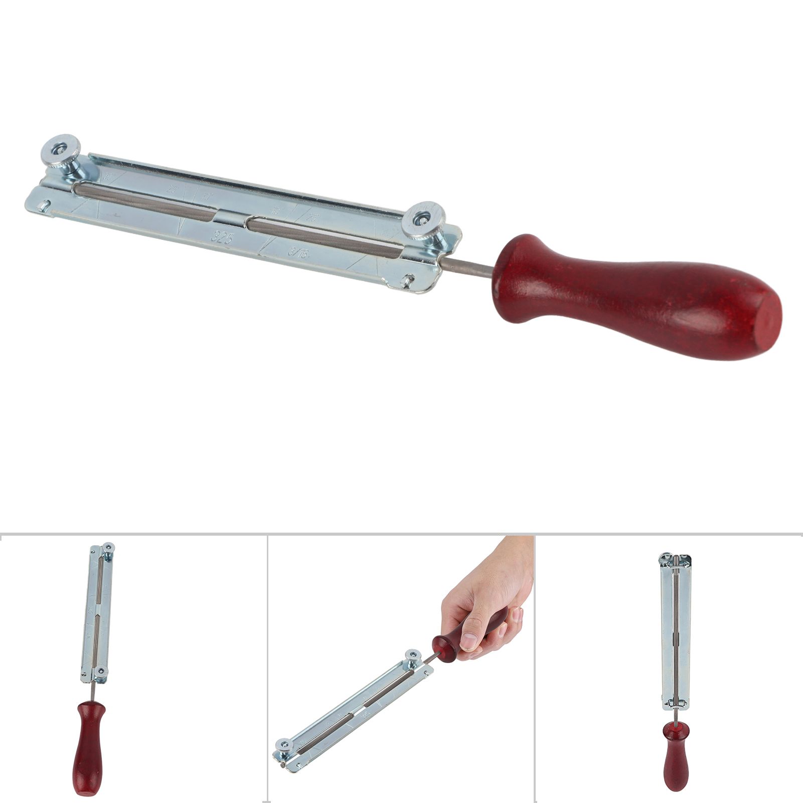 Chainsaw Sharpening Filing Chain Saw File Kit with hardwood handle(4.8mm) view 13