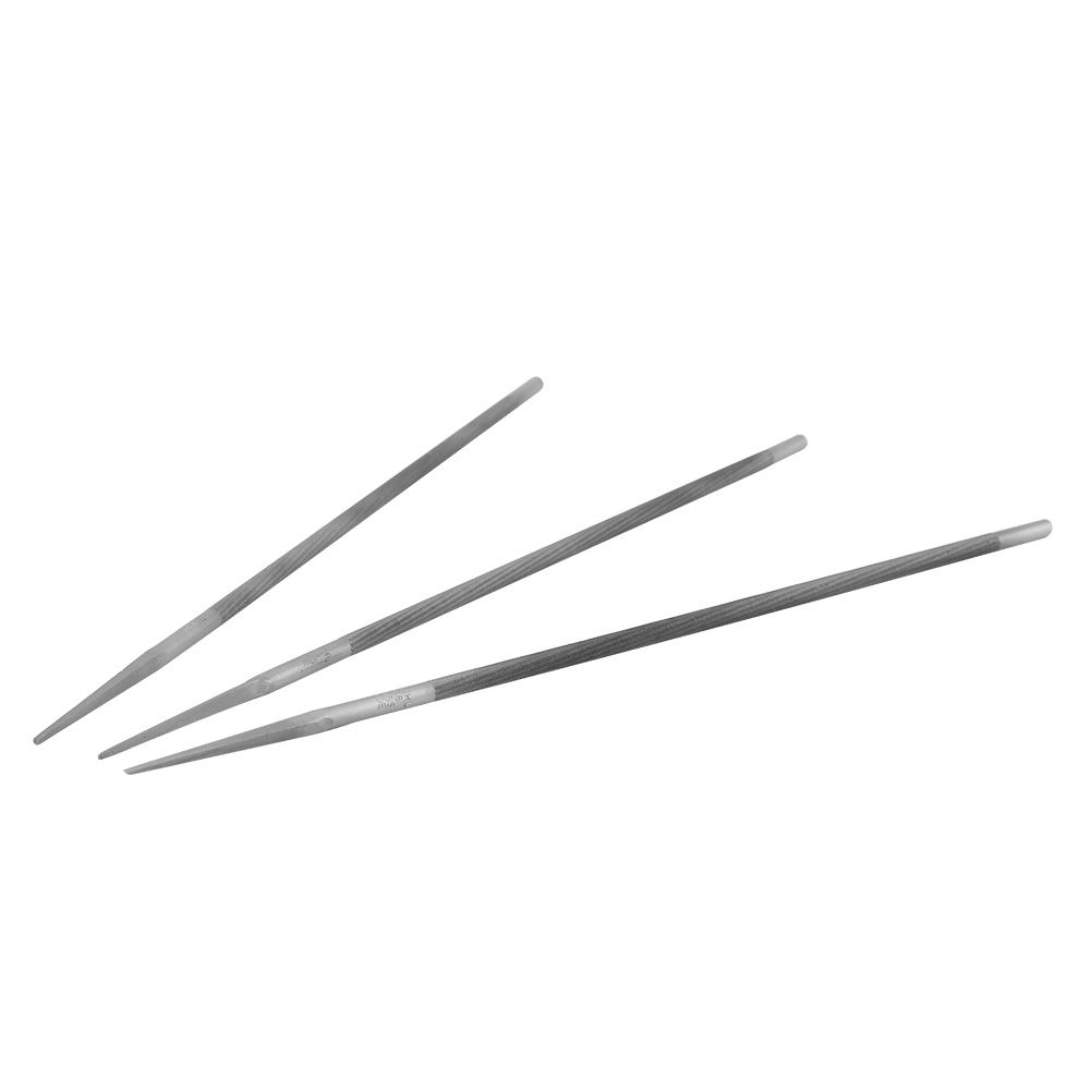 3Pcs/set 3/16" 4.8mm Round Bearing Steel Sharpening Chainsaw Files Sharpener view 2