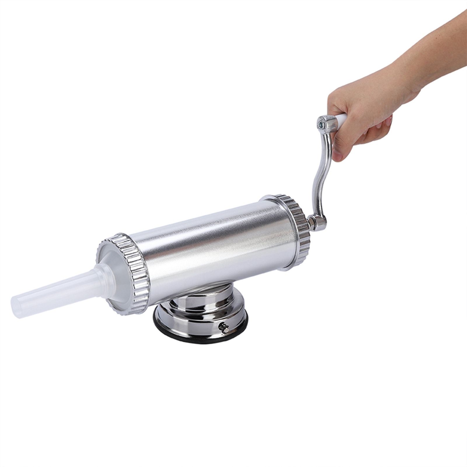 2 LB Aluminum Alloy Sausage Stuffer Maker Meat Filler Kit for Home Use view 2