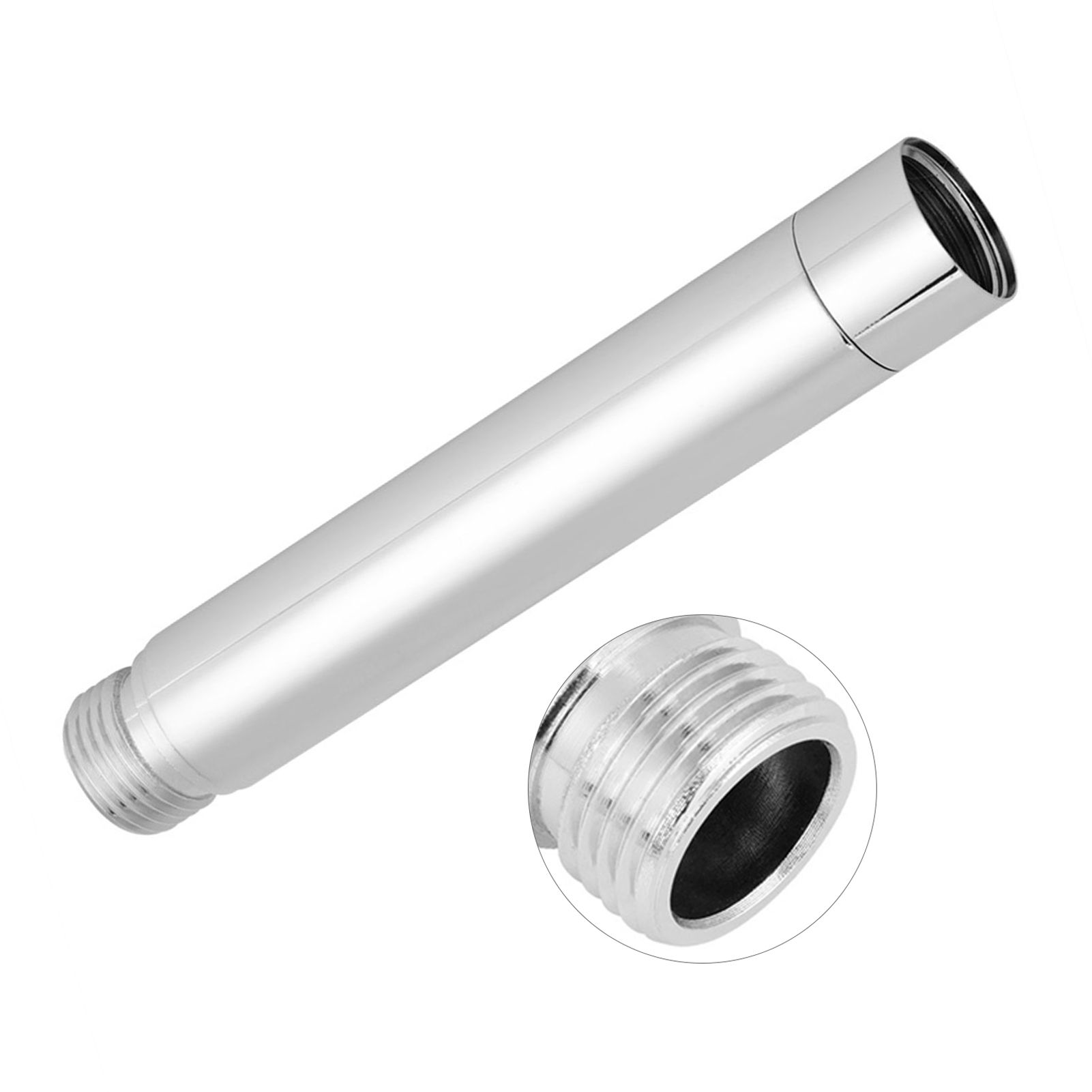 4inch Stainless Steel Shower Extension Round Tube with Chrome Plating for view 11