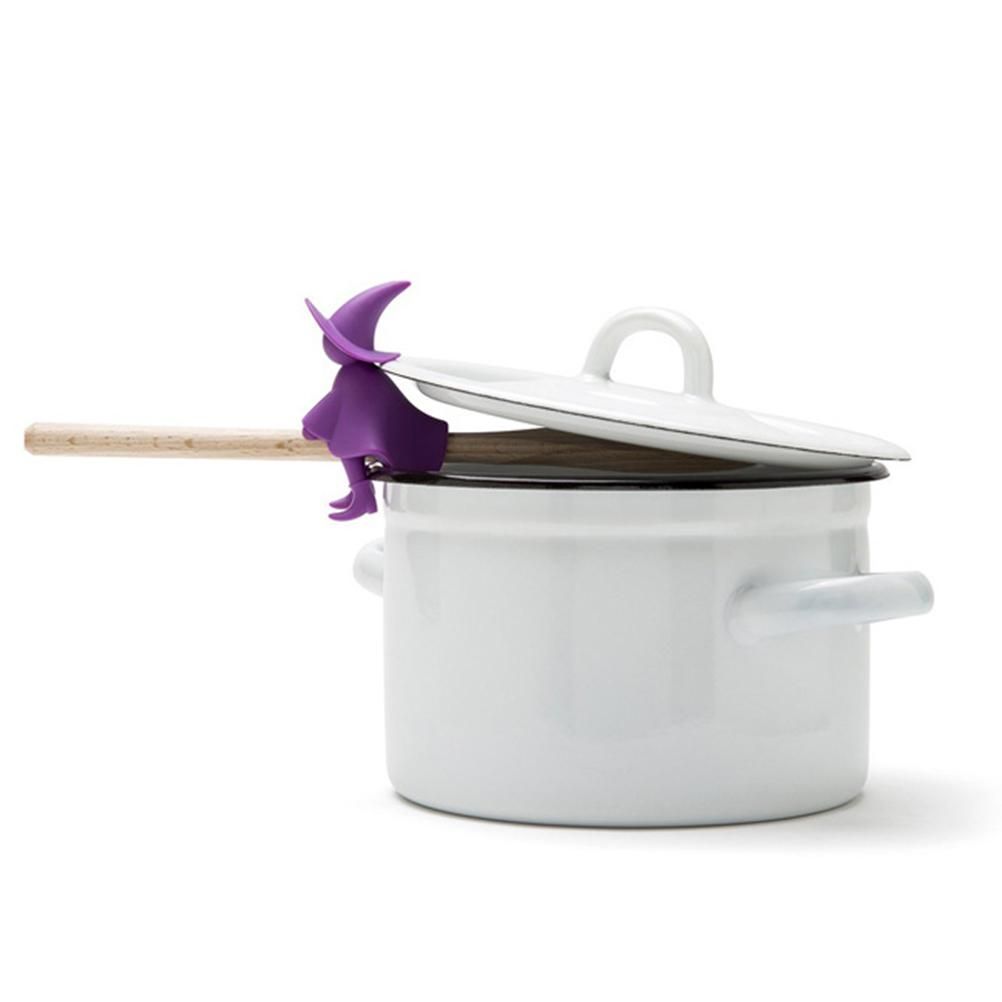 Silicone Kitchen Tools Witch Steam Releaser Nontoxic Durable Silicone Cooking view 3