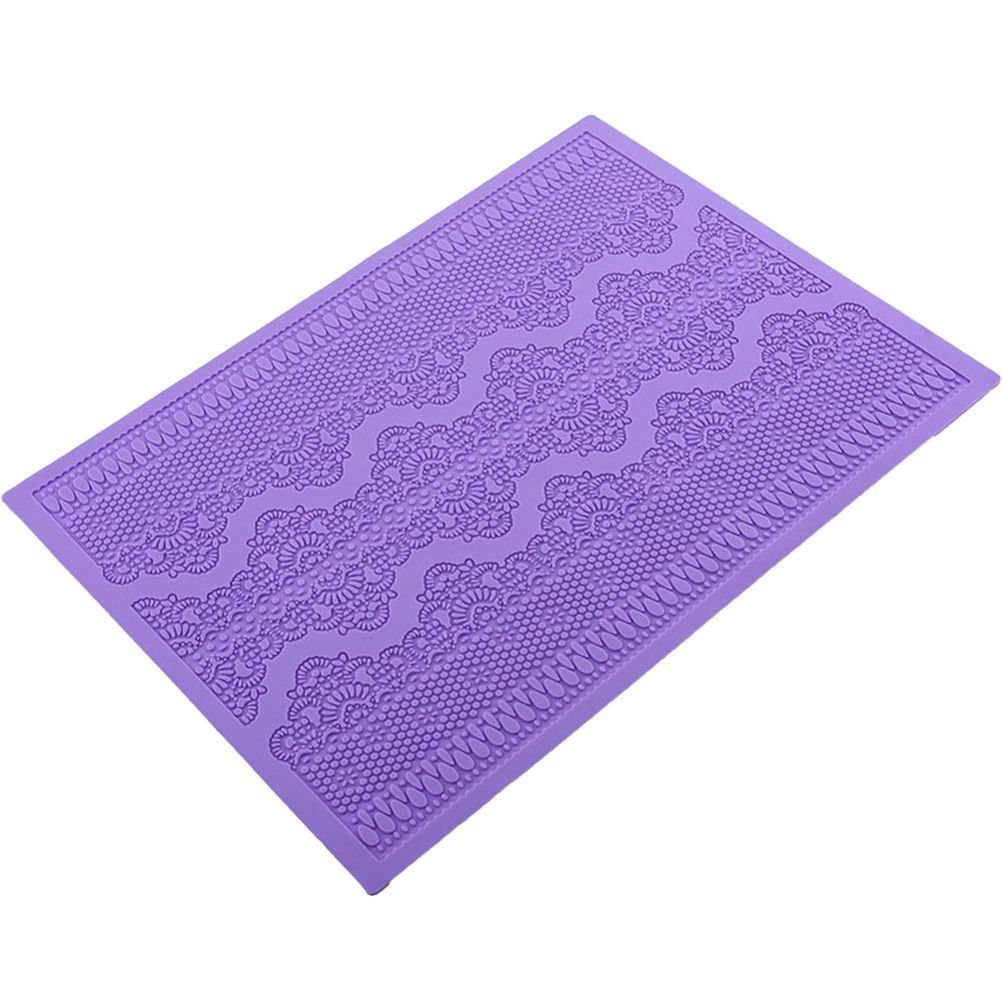 Silicon Baking Mat Sheet Pastry Baking Tool Reusable Cake Lace Mat Decorative — image 1