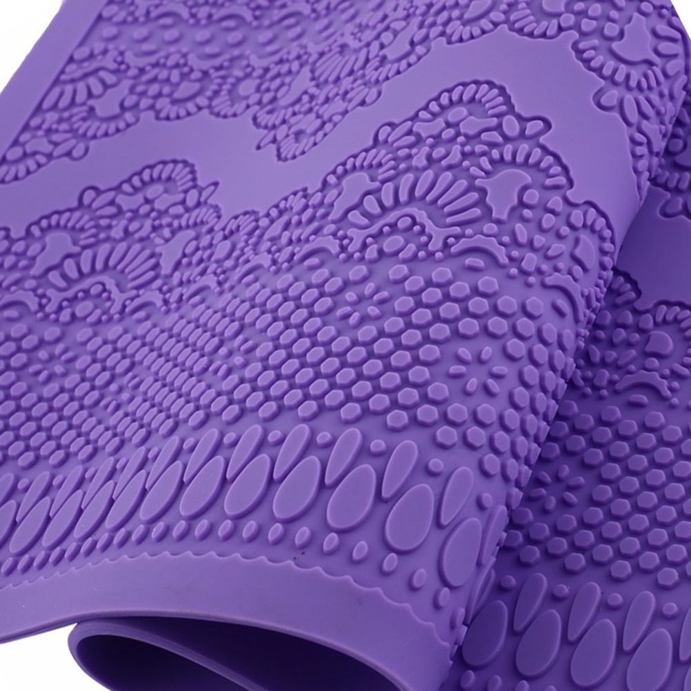 Silicon Baking Mat Sheet Pastry Baking Tool Reusable Cake Lace Mat Decorative view 6