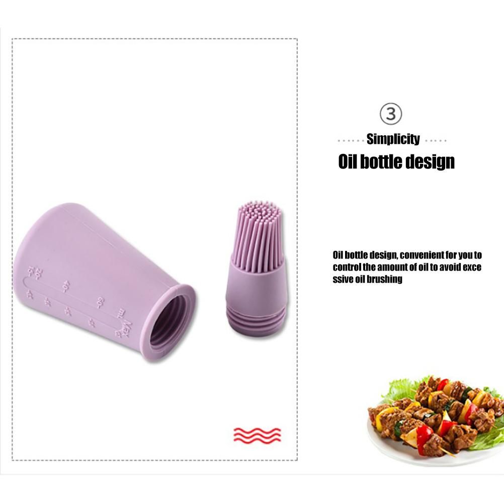 Heat Resistant Silicone Oil Bottle Brush Barbecue Brushes Baking Brush Tool view 6