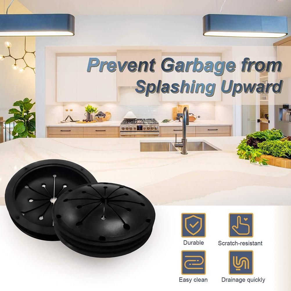 1/2/3PCS Garbage Disposal Splash Guard Kitchen Sink Stopper Food Waste Sink view 4