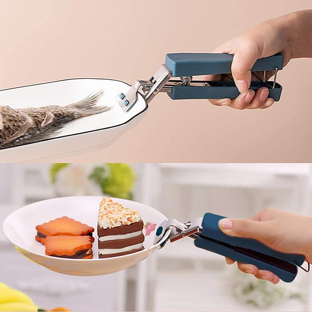 6PCS/Set Silicone Anti Scalding Bowl Pot Clamp Set Hot Plate Silicone Pad view 3
