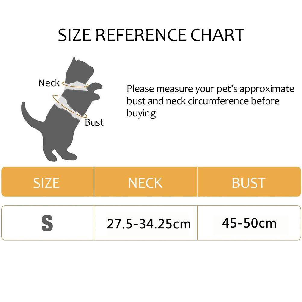 Cat Harness with Leash for Walking Escape Proof Adjustable Vest Harnesses for