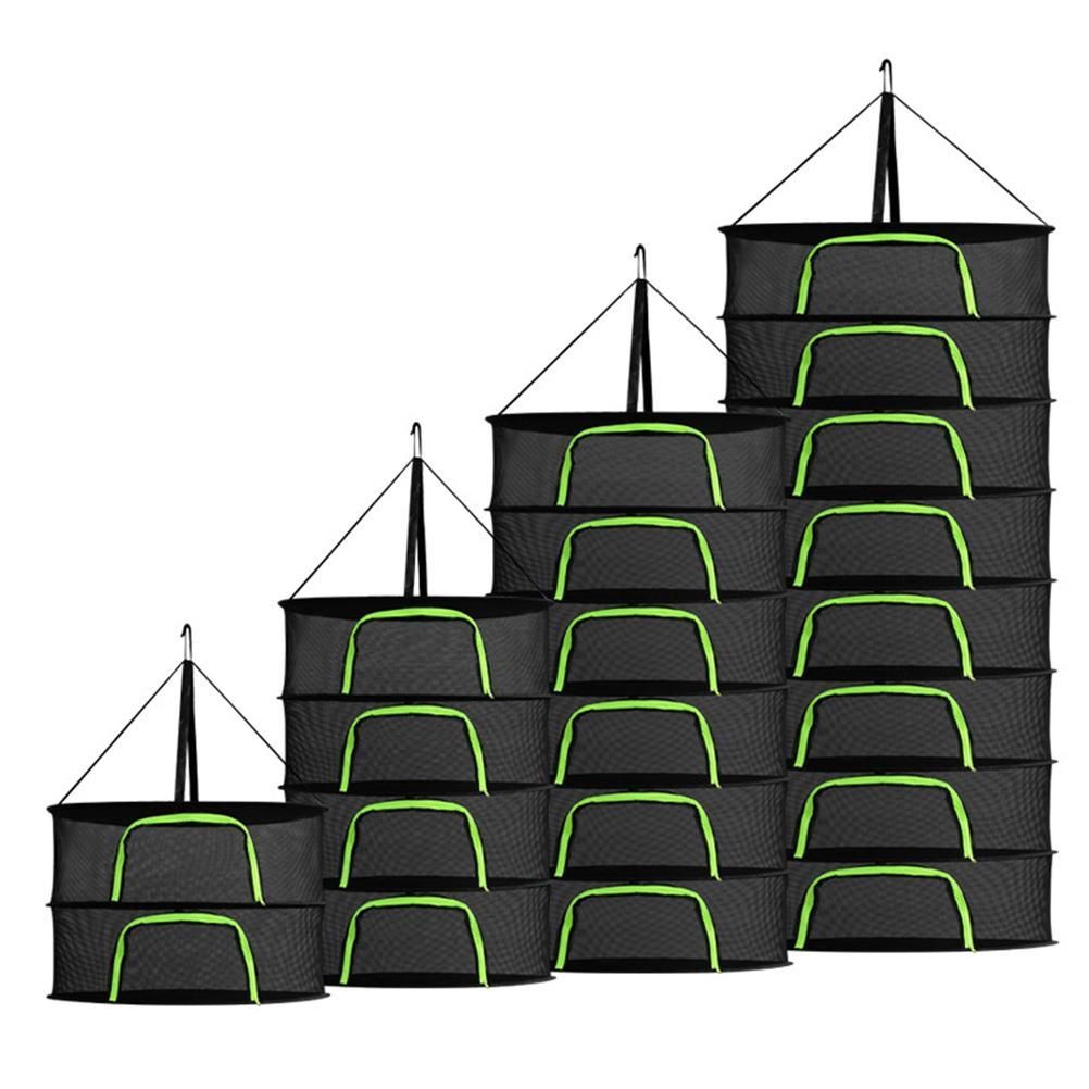 Drying Net for Herbs 2/4/6/8 Layer Herb Drying Rack Hanging Foldable Mesh view 3