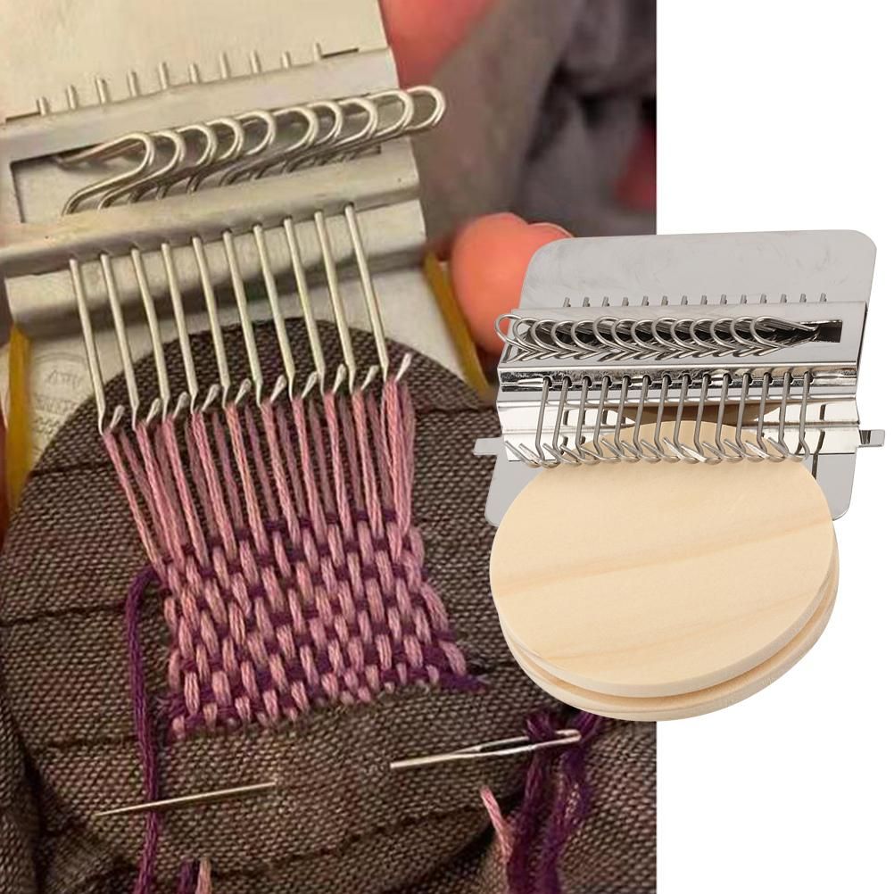 Hand Weave Tool Mini DIY Darning Tool Braiding Patching Machine for Beginners view 10